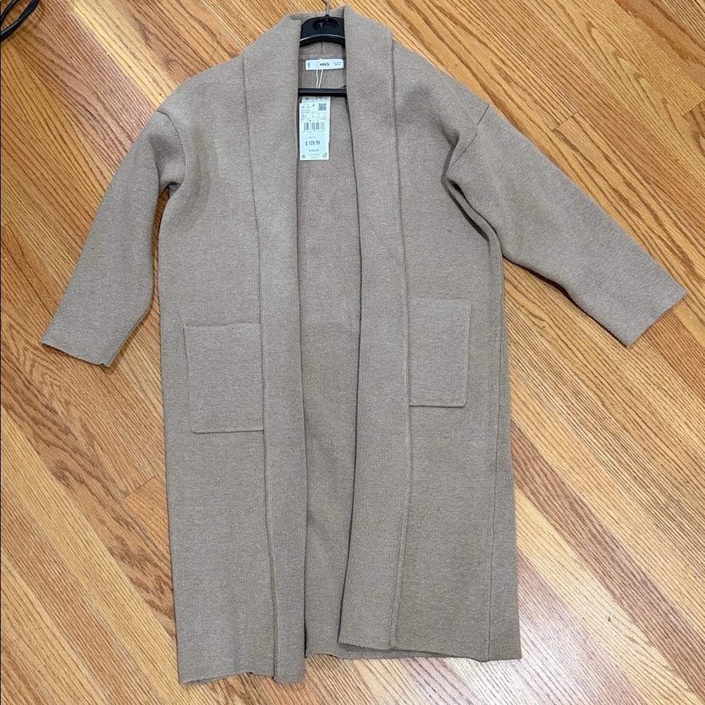 New with tag Mango MNG Ringo Coatigan sweater coat cardigan - Picture 4 of 13